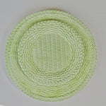 Load image into Gallery viewer, Green Wicker Ceramic Plates Les Ottomans
