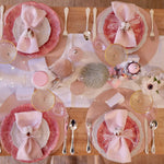 Load image into Gallery viewer, Christmas Tablescape pink placemats
