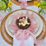 Load image into Gallery viewer, Feather wreath, easter nest
