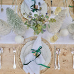 Load image into Gallery viewer, christmas table arte italica white plates
