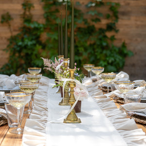 brass candlesticks for weddings
