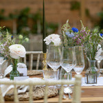 Load image into Gallery viewer, wine glass on wedding tablescape. For hire
