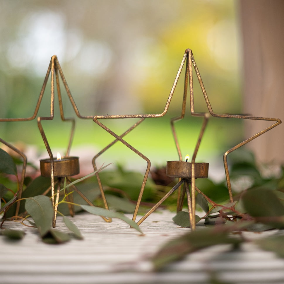 Christmas tealight holder