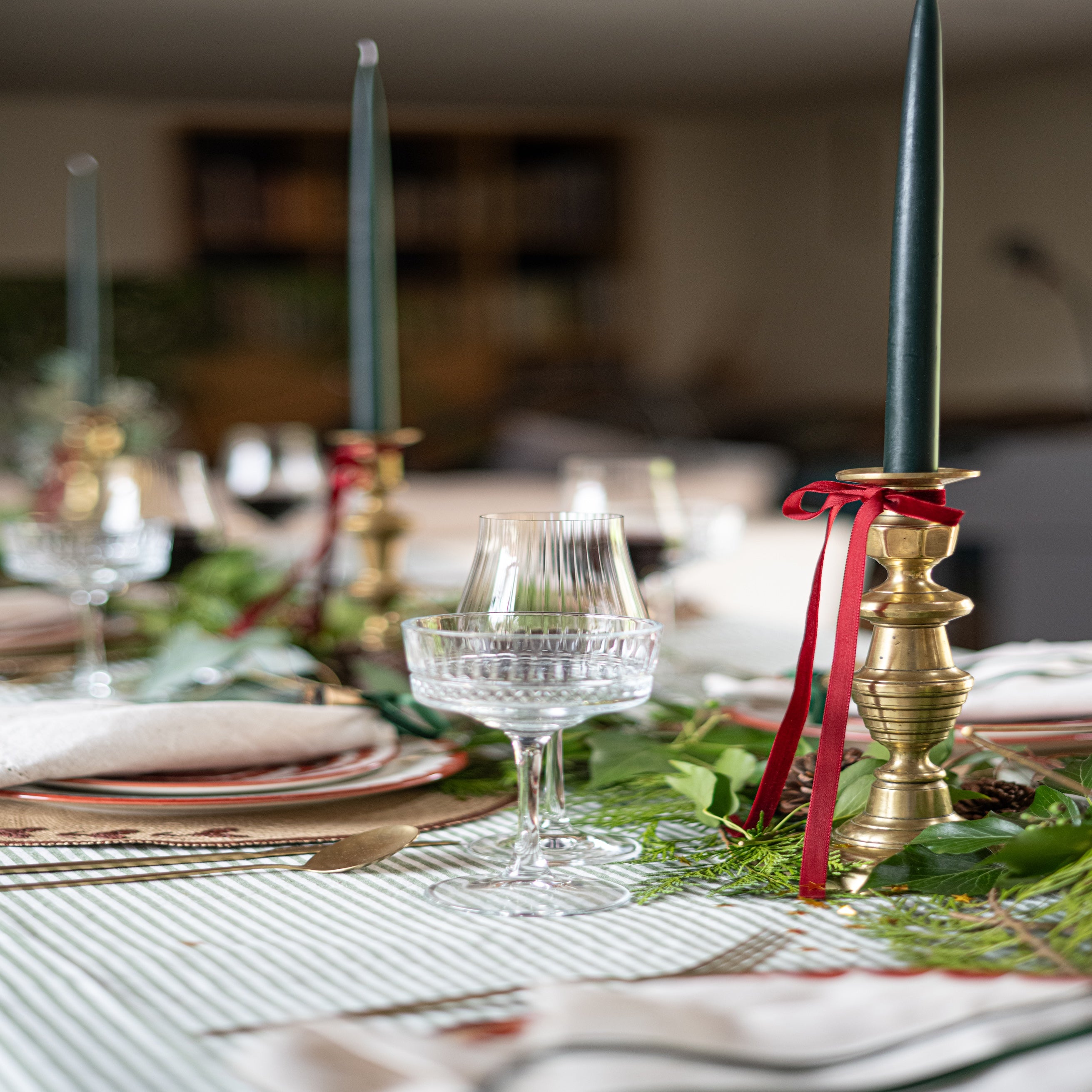 FESTIVE TAPER CANDLES