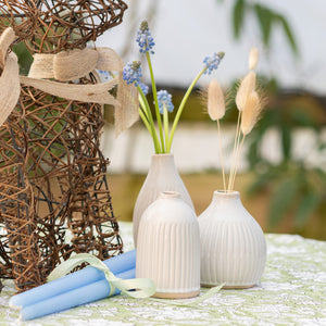 Ceramic bud vases 