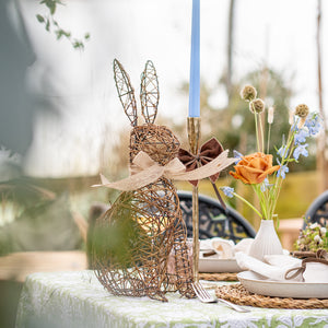 Rattan Tablescape decor 