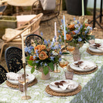 Load image into Gallery viewer, Velvet Napkin bows on rustic tablescape 
