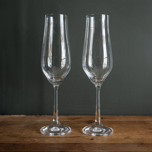 ribbed wine glasses 