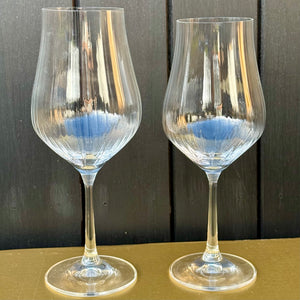 FLORENCE WINE GLASSES AND CHAMPAGNE FLUTES - PAIR