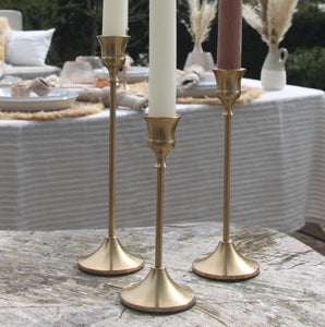 GOLD CANDLESTICKS