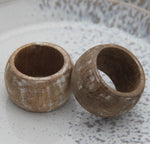 Load image into Gallery viewer, Mango wood napkin rings 
