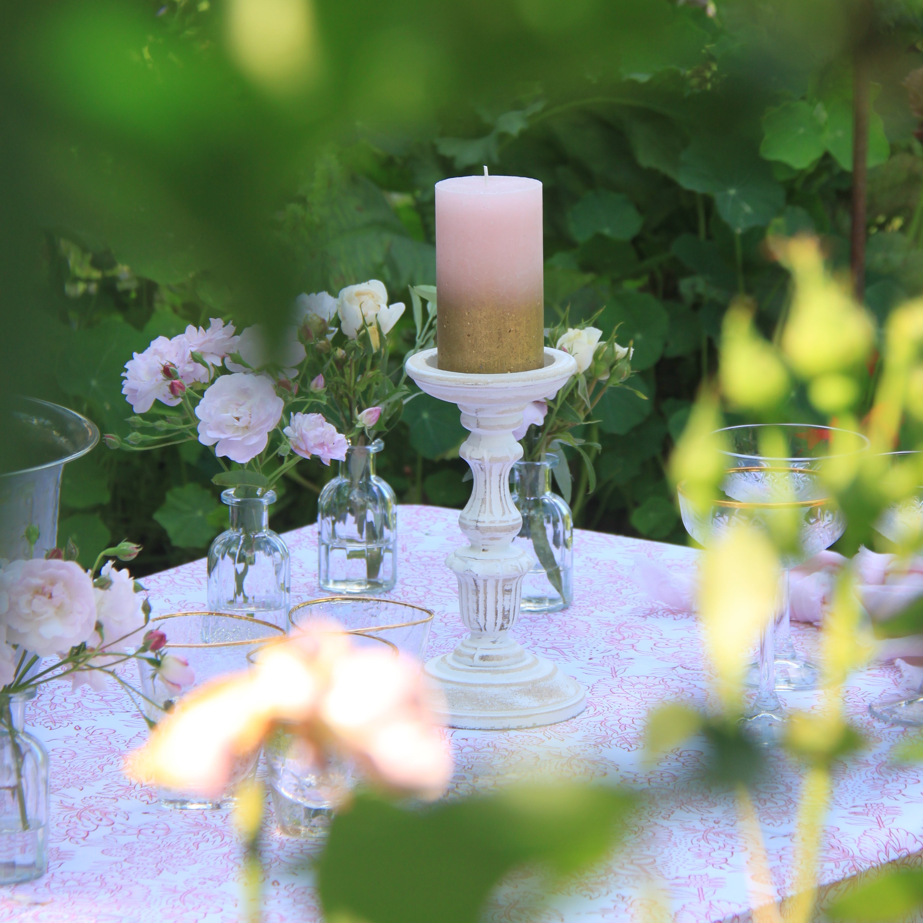 RIBBED BUD VASE TRIO