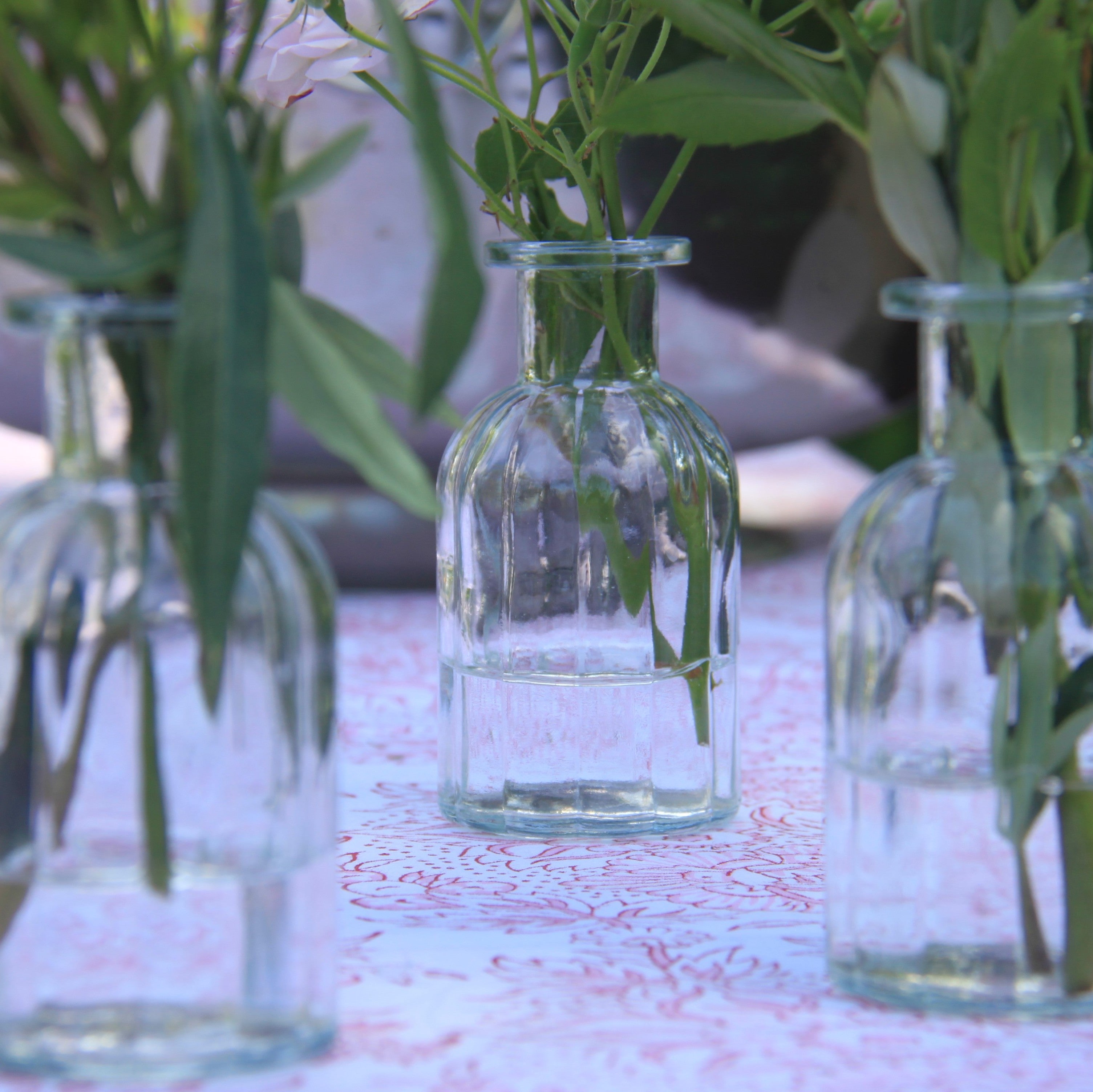 RIBBED BUD VASE TRIO