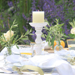 Load image into Gallery viewer, CLOUDY WHITE PILLAR CANDLES - Pair
