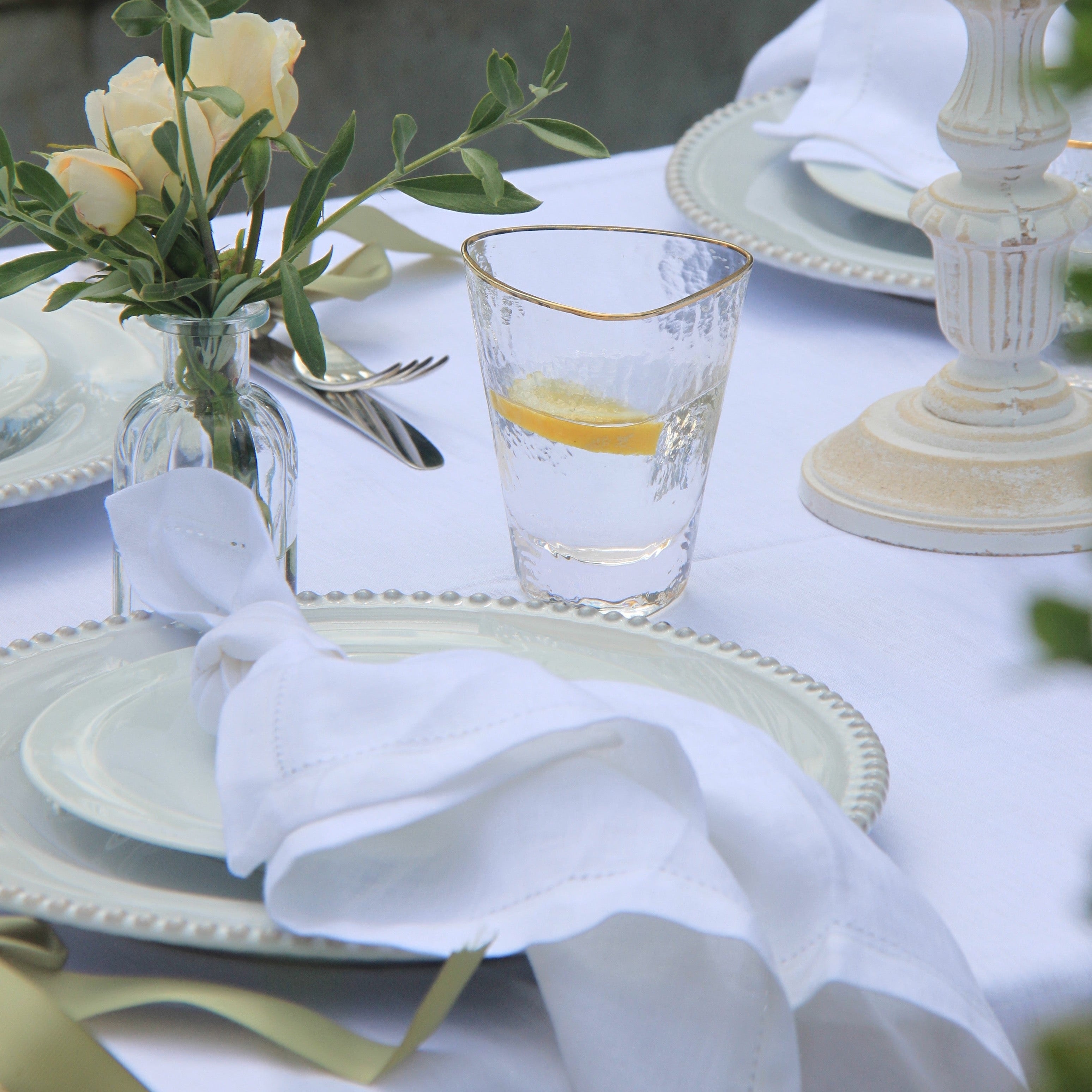 RIBBED BUD VASE TRIO