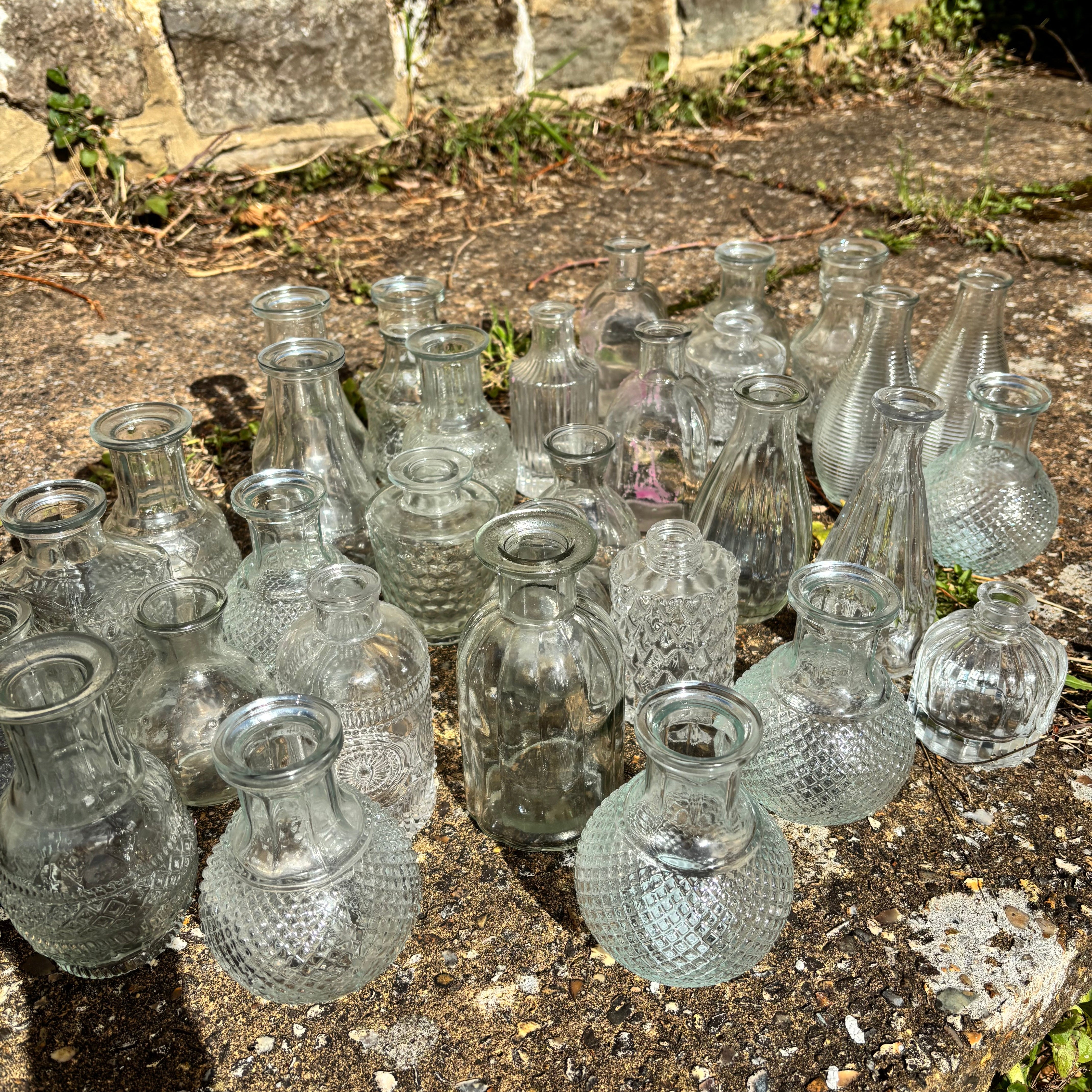 glass bud vases for weddings tables 