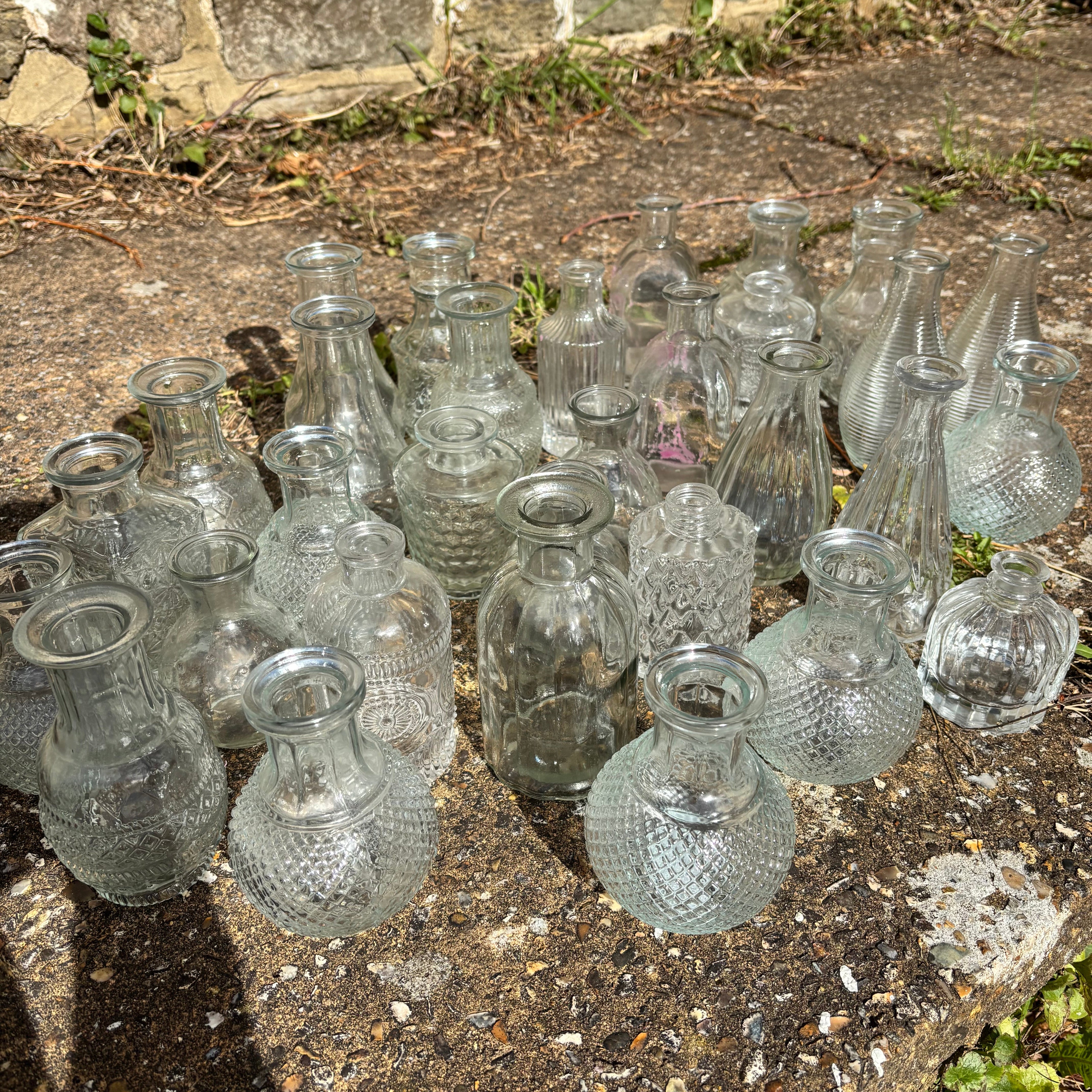 glass bud vases for weddings tables 