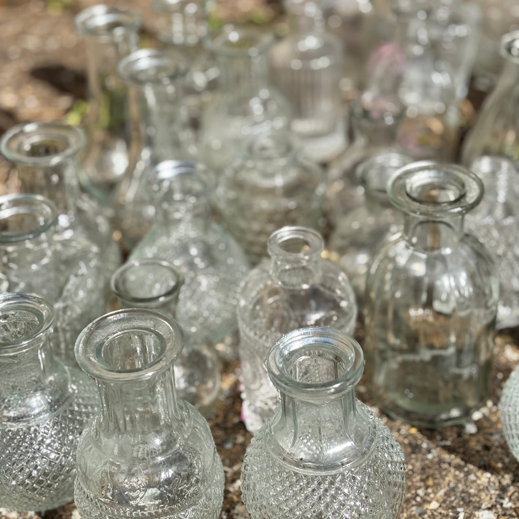 glass bud vases for weddings tables 