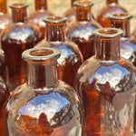 Load image into Gallery viewer, Amber bud vases for wedding tables 
