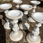 Load image into Gallery viewer, wooden candlestick for wedding tablescape hire
