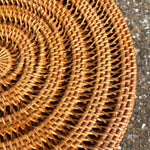 Load image into Gallery viewer, Wicker placemat or charger for wedding tablescape 
