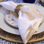 Load image into Gallery viewer, White linen napkins
