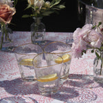 Load image into Gallery viewer, AMELIE CLEAR GOLD-RIMMED TUMBLERS - Pair
