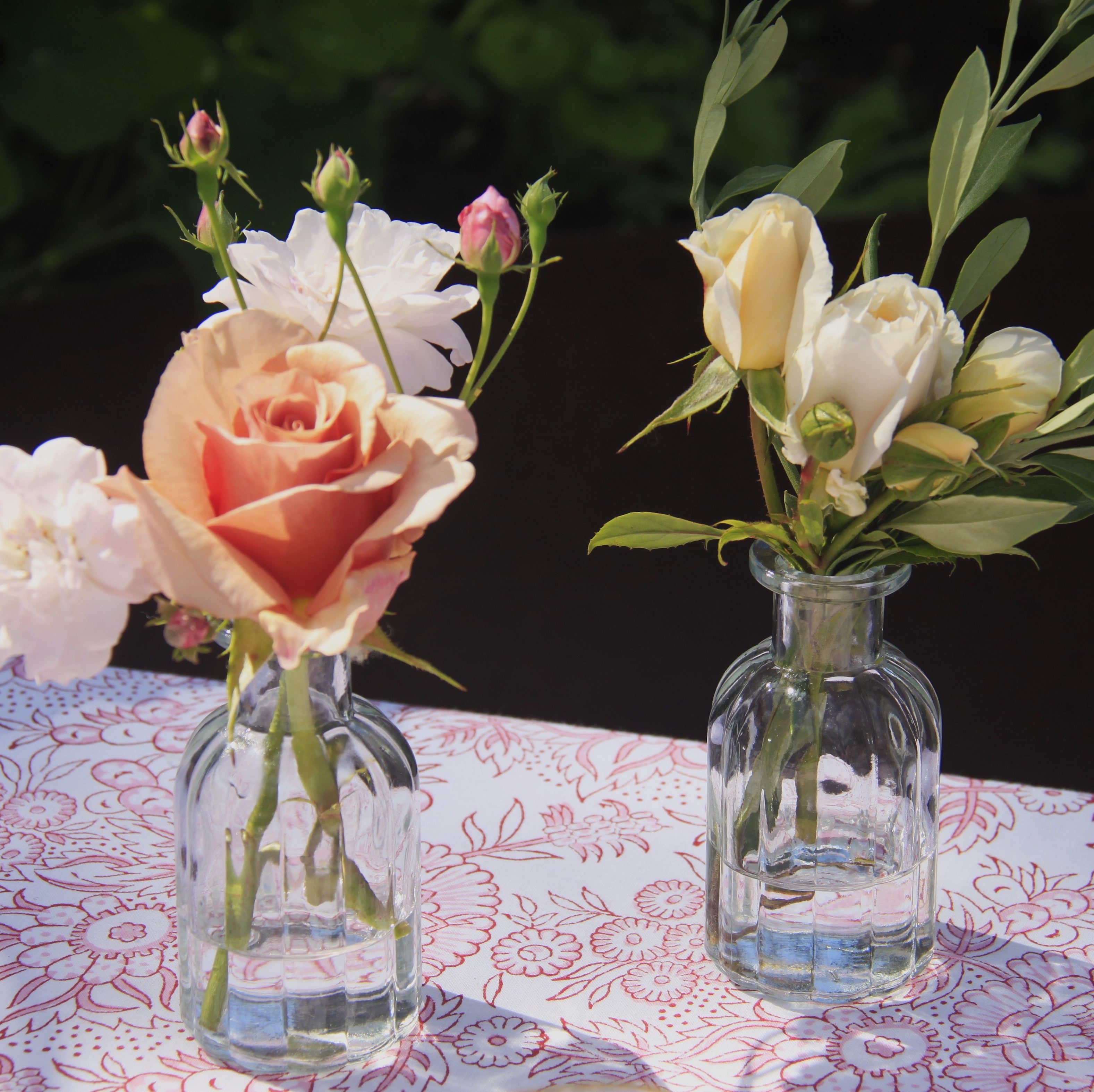 RIBBED BUD VASE TRIO