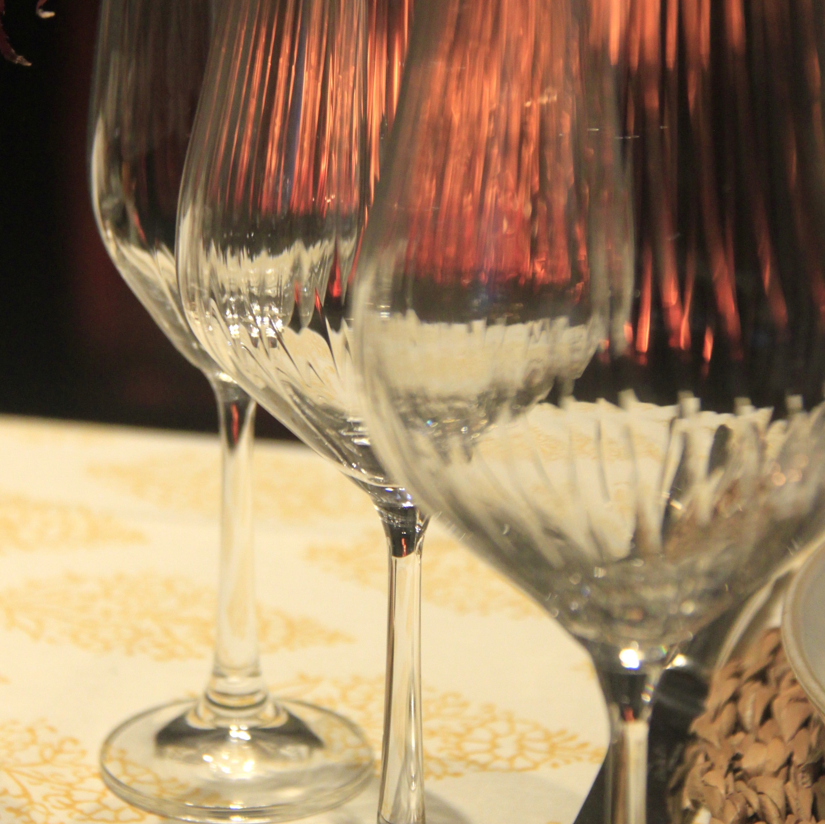 Beautiful wine glasses