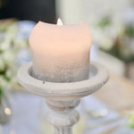 Load image into Gallery viewer, SUGAR PEAR SPARKLY PILLAR CANDLES - Pair
