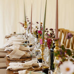 Load image into Gallery viewer, Natural linen napkins available for wedding hire and event tablescapes 
