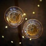 Load image into Gallery viewer, GATSBY CRYSTAL AND GOLD CHAMPAGNE COCKTAIL COUPES - Pair
