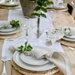 Load image into Gallery viewer, NATURAL FRINGED LINEN NAPKINS - Pair
