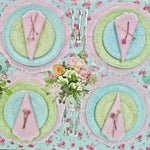 Load image into Gallery viewer, ROSY PINK SCALLOPED PLACEMATS - Pair
