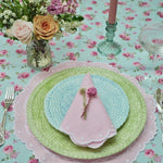 Load image into Gallery viewer, ROSY PINK SCALLOPED PLACEMATS - Pair
