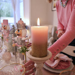 Load image into Gallery viewer, Christmas Tablescape Pink and Gold 
