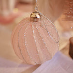Load image into Gallery viewer, Pink Glass Bauble Christmas Table
