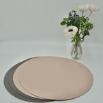 Load image into Gallery viewer, Reversible leather-look placemats pink/grey
