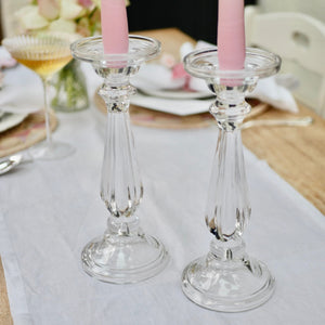 Glass Candlesticks