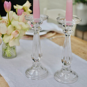 Glass Candlesticks