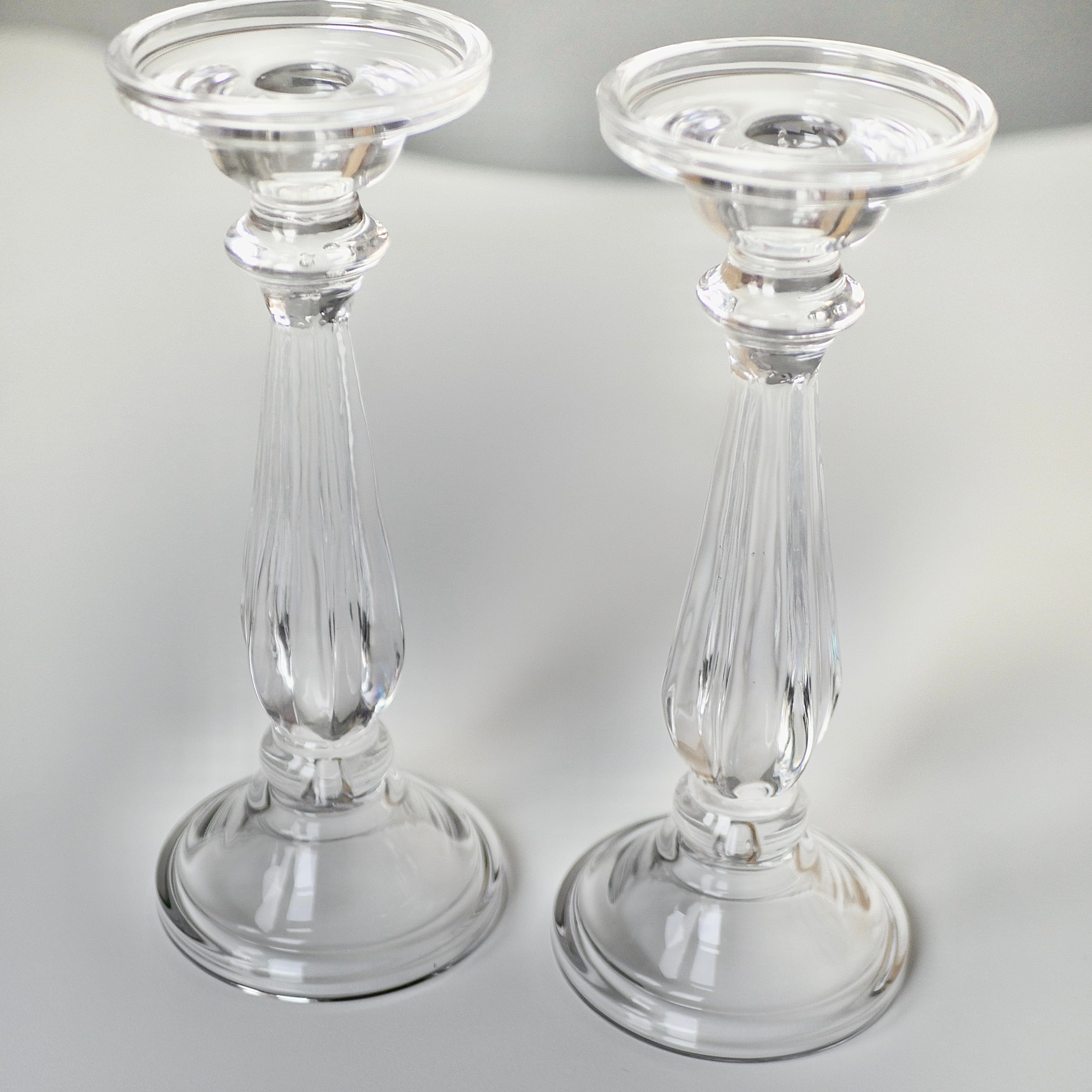 Glass Candlesticks