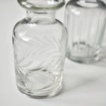 Load image into Gallery viewer, vintage style etched apothecary bottles bud vases
