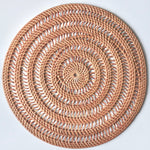 Load image into Gallery viewer, Woven Natural Spiral Charger
