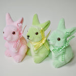 Load image into Gallery viewer, Flocked Pastel Easter Bunnies
