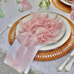 Load image into Gallery viewer, FEATHER WREATHS WITH SILK RIBBON - Pair
