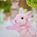 Load image into Gallery viewer, pink flocked easter bunny
