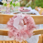 Load image into Gallery viewer, Pink Feather Spring Wreath
