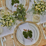 Load image into Gallery viewer, green velvet napkin bow christmas table
