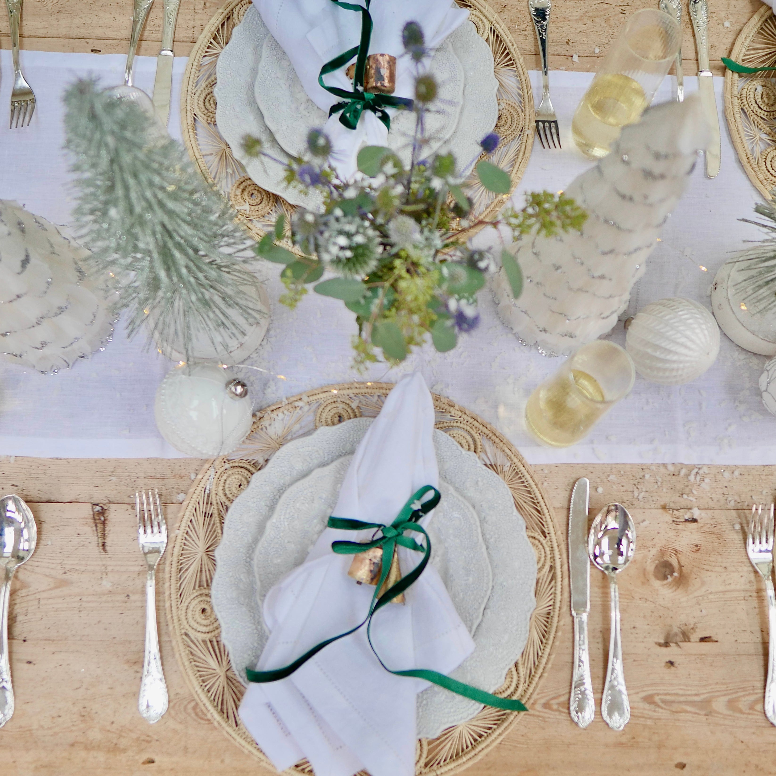 Christmas bells Christmas tablescape