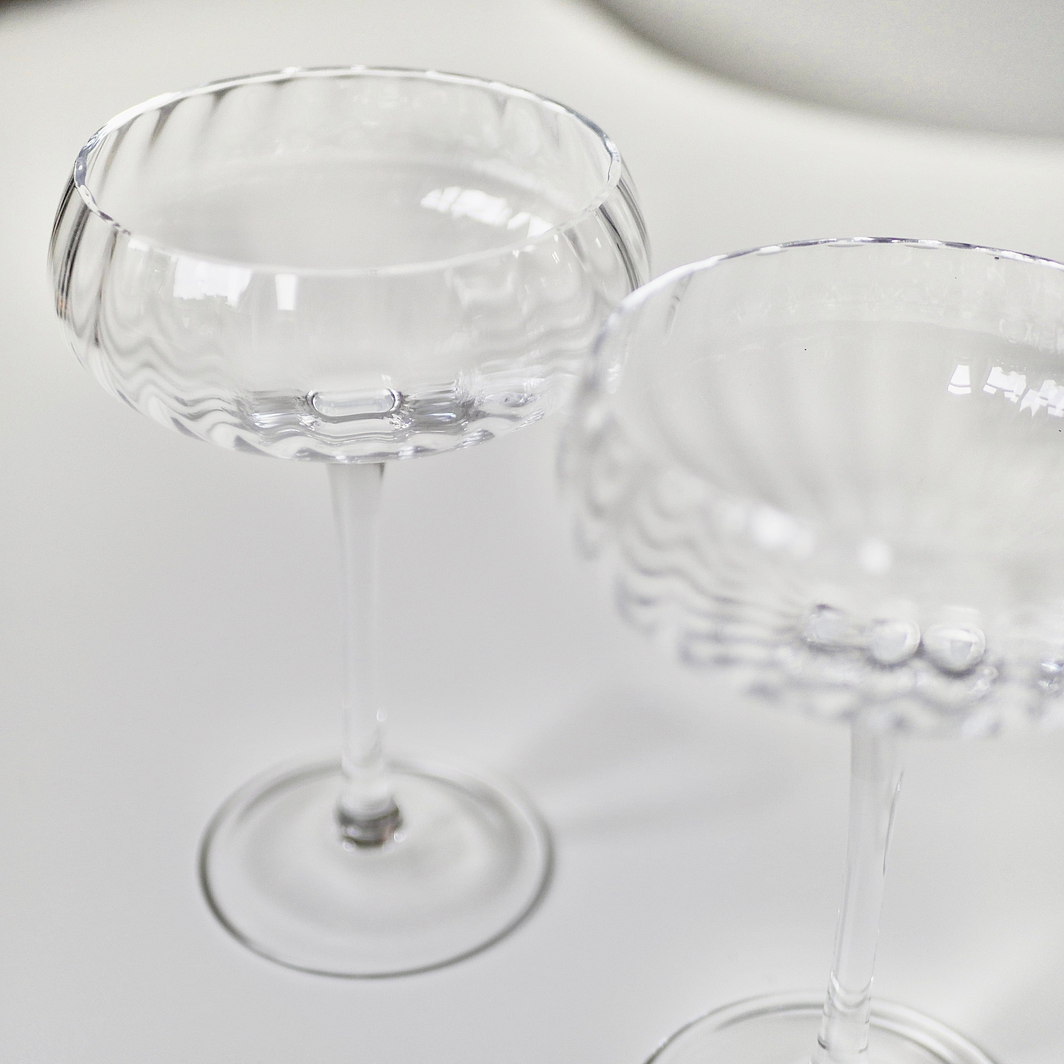 MONROE CHAMPAGNE COUPES - Pair
